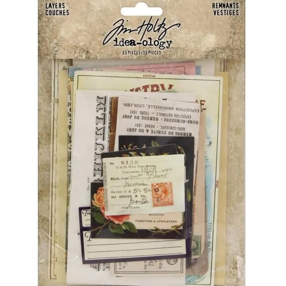 Tim Holtz Idea-ology Layers Remnants LAST ONE - Picture 2 of 2